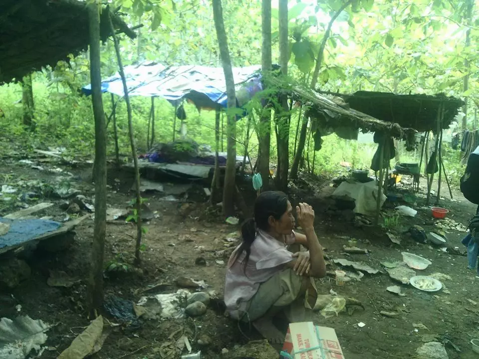 Ibu ini tinggal di hutan Blitar berteman hewan liar