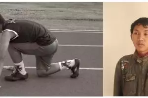 Wahyu atlet catur tunanetra, juga juara lari 100 & 200 meter nasional