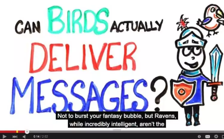 VIDEO: Benarkah burung dapat mengirim surat?
