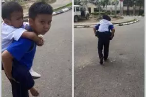 Bukti kasih sayang seorang kakak kepada adiknya