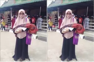 Tabahnya ibu ini, ridha kehilangan bayinya dengan tetap tersenyum