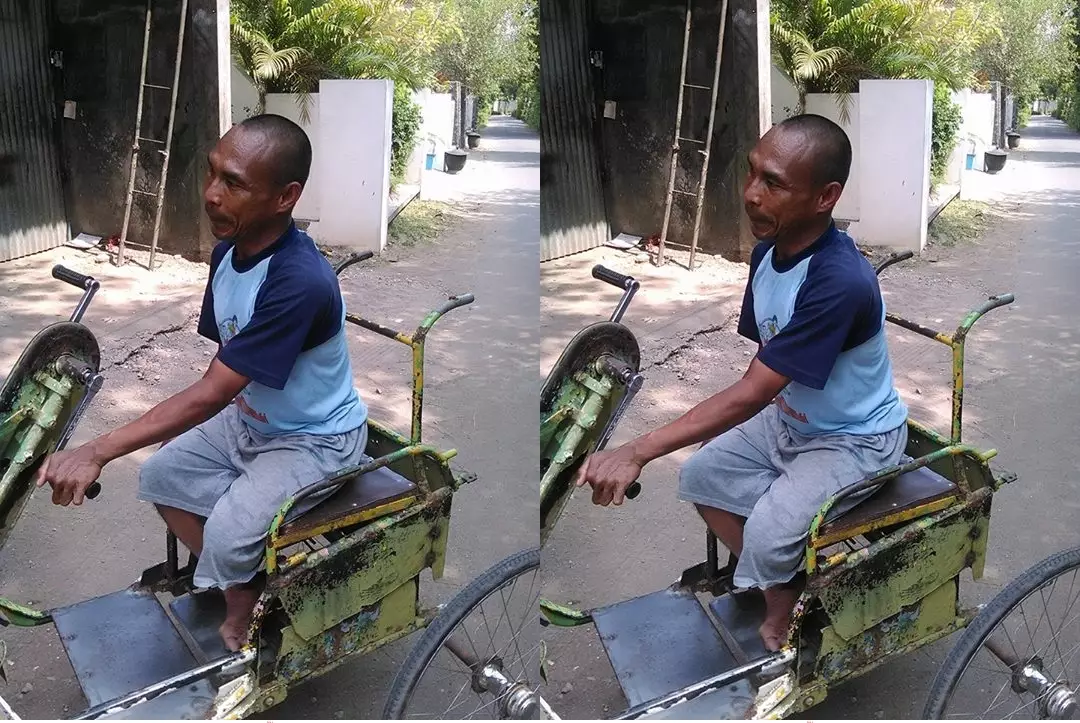 Keterbatasan fisik tak menghalanginya bekerja dan menghapal Al-Qur'an