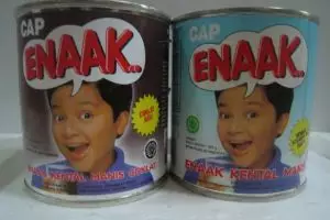 Ini lho identitas bocah menggemaskan di label kaleng susu 'enaak'