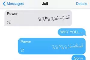 iPhone jadi nge-hang jika terima pesan huruf Arab? Ini penjelasannya