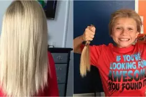 Bocah ini sumbangkan 25 cm rambutnya kepada penderita kanker, hebat!