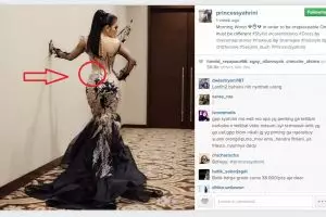 Foto Syahrini di Instagram jadi obrolan, dituding edit pinggang