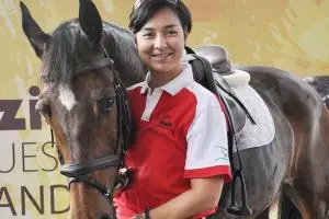 Sekilas tentang Larasati Gading, atlet berkuda langganan medali emas