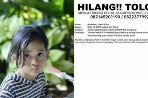Bocah Angeline hilang sejak 16 Mei ditemukan tewas dekat kandang ayam