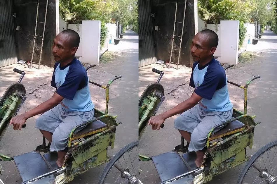 Ismail, pengantar gas keliling lumpuh yang juga penghafal Al-Quran