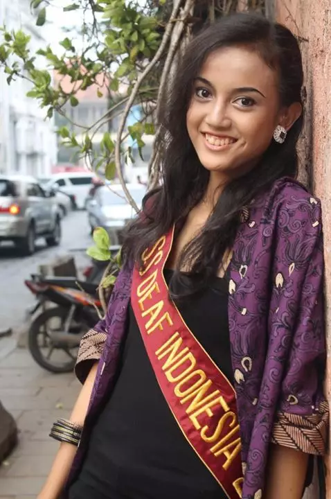 Oktaviani Wulansari, Miss Deaf dari Indonesia! Sungguh brilio!