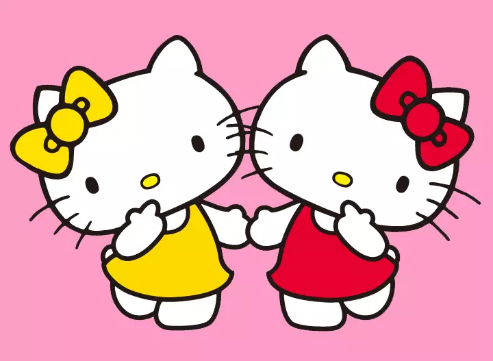 Hello Kitty ternyata bukan seekor kucing, dia juga punya kembaran!