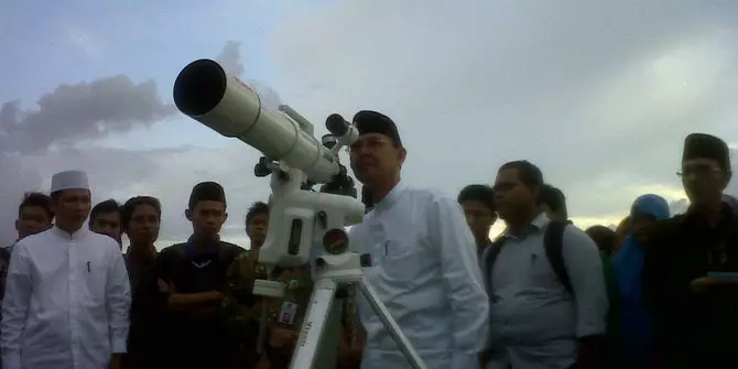 Ini proses pengamatan bulan untuk menentukan awal Ramadan dan Syawal