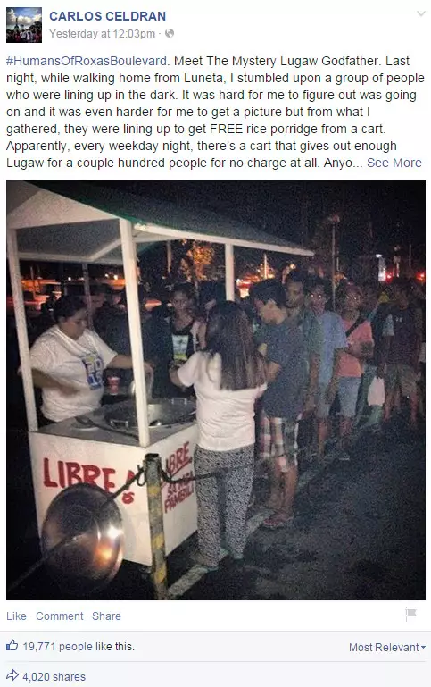 Misteri dermawan bagikan bubur tiap akhir pekan hebohkan netizen