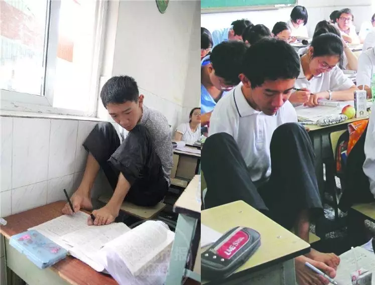 Siswa tanpa tangan ini berjuang mati-matian untuk bisa kuliah