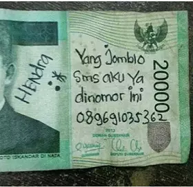 10 Coretan di uang kertas yang mungkin pernah kamu lakukan saat kecil