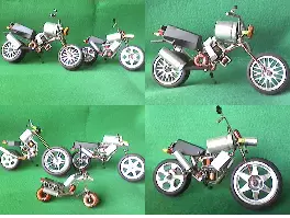 Miniatur moge ini dibuat dari limbah elektronik, keren!