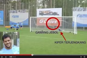 VIDEO: Tendangan Hulk bikin kiper terjengkang, jala gawang jebol!