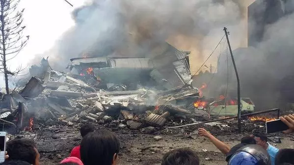 Kecelakaan Hercules ingatkan tragedi Mandala Airlines  10 tahun silam