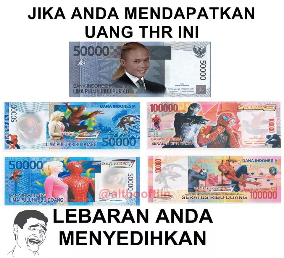 15 Meme kocak THR yang bikin waktu nunggu THR nggak berasa (seri 1)