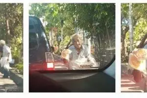 Kisah Kakek Wijaya, pensiunan guru yang kini jualan kerupuk pangsit