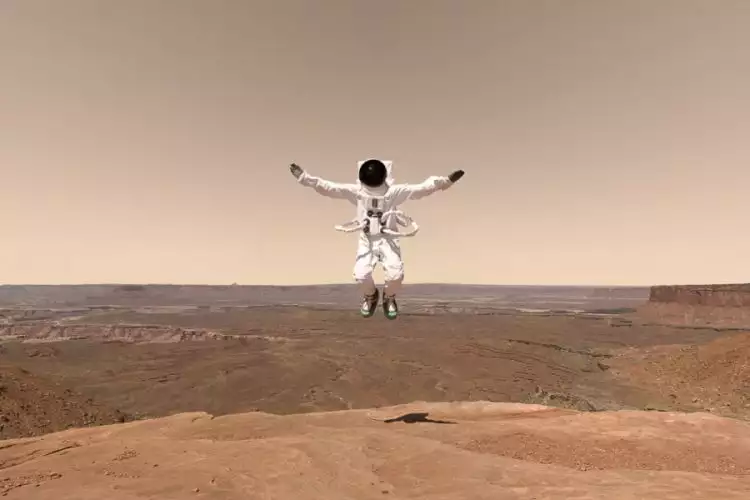Begini gambaran penampilan kamu jika melakukan selfie di Mars