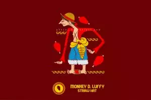 Karakter manga One Piece ini 'disulap' jadi wayang Indonesia, kreatif!