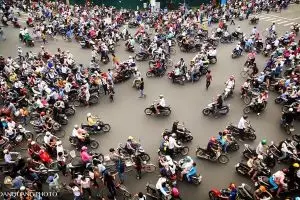 Ini lalu lintas di Vietnam, ruwetnya melebihi Jakarta!