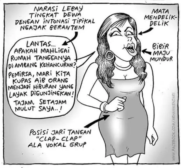 7 Komik sindiran tayangan televisi Indonesia, menohok!