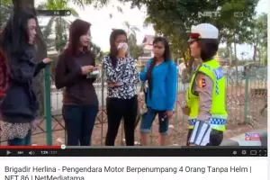 VIDEO: Duh, anak alay bonceng 4 dan nggak hapal Pancasila! 