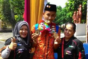 Dimas Prasetyo, atlet difabel Indonesia peraih 3 medali emas di AS
