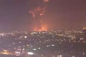 VIDEO: Ledakan mirip bom atom di Tianjin, China