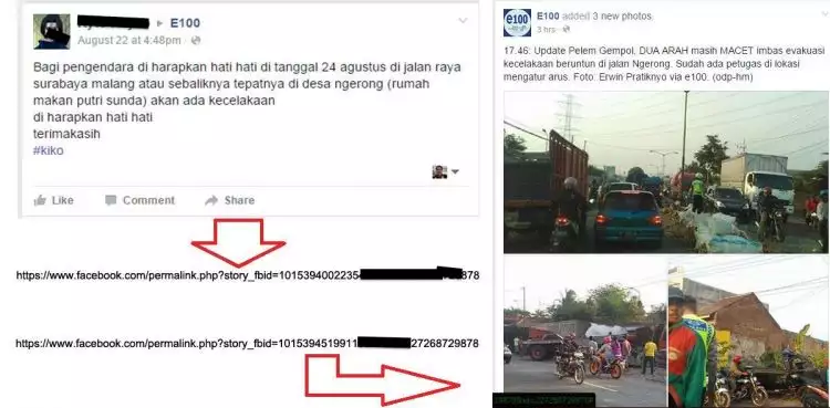 Heboh postingan netizen yang tepat memprediksi kecelakaan