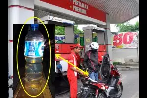 Banyak motor mendadak macet, SPBU ini diduga oplos premium dan solar
