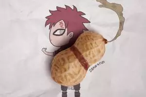 Seniman ini buat ilustrasi Naruto dari benda di sekitarnya