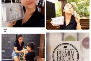 Brownies bikinan Adry bikin Dewi Persik kepincut