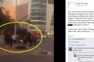 Siaran di trotoar, stasiun televisi ini dinilai rebut hak pejalan kaki