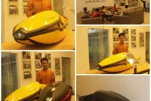 Bermodal uang menang kontes, anak kampung dirikan perusahaan robot