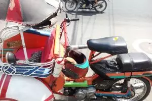Hindari razia, penarik bentor bawa 2 dokumen yaitu untuk becak & motor