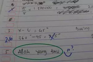 22 Jawaban ujian lucu anak SD yang bikin ketawa ngakak