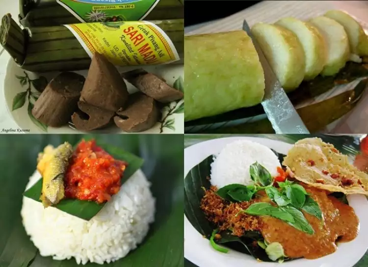 15 Makanan Indonesia ini hanya sedap dibungkus atau dimasak pakai daun