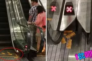 Di Mall ini eskalator berhenti mendadak 
