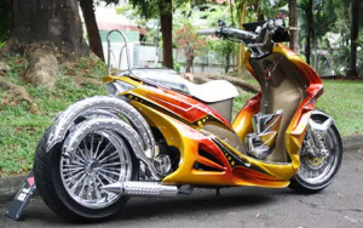 Aneka modifikasi sepeda motor yang populer di Indonesia