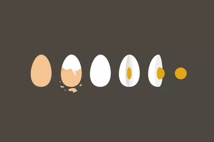 Merebus telur tanpa air, bagaimana caranya? 
