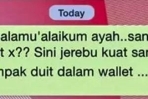 Minta dikirimi uang bulanan pakai isu kabut asap, hasilnya  ZONK