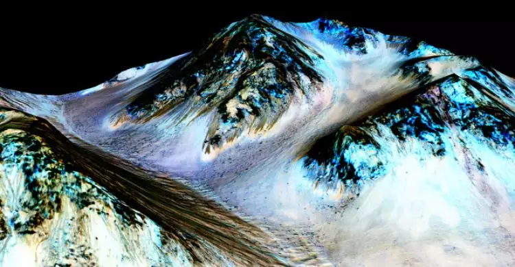 NASA konfirmasi tanda-tanda air mengalir di Mars