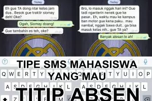 7 Tipe SMS mahasiswa yang mau titip absen, ngeselin nggak sih?