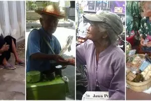 8 Sosok kakek-nenek perkasa, masih semangat kerja meski berusia senja