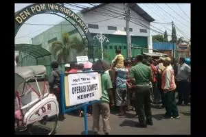 Rayakan hari ulang tahun, TNI Surakarta razia Dompet Kempes