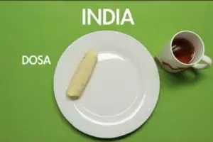 Menu sarapan berbeda dari berbagai negara, di India sarapan dosa