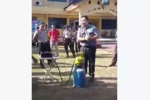 Tindakan pertama saat terjadi kecelakaan kebakaran tabung gas